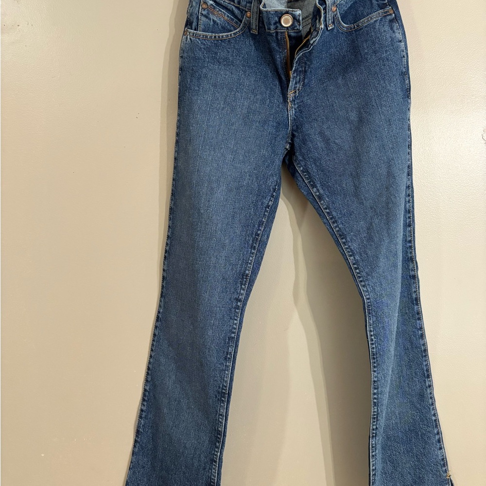 Wrangler Women's Boot Cut Jeans in Deep Blue